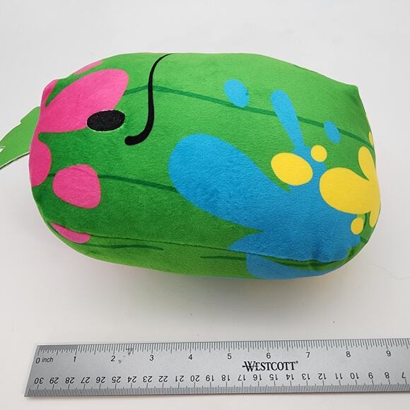 Cats Vs Pickles Large Splat Bean Bag Plush 9" Multicolor Kawaii Stuffed Toy - Picture 8 of 8